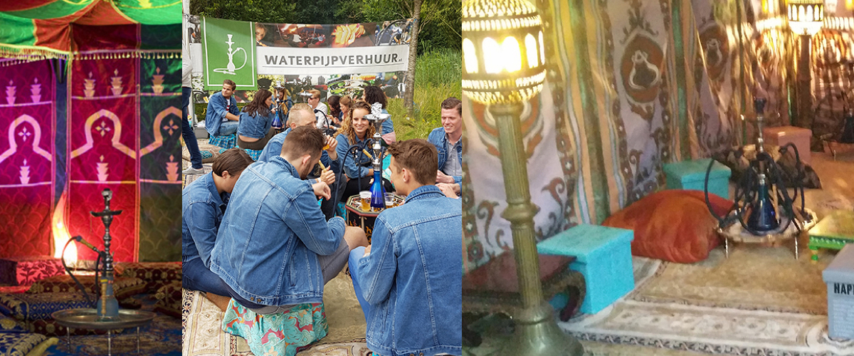 Waterpijp Arabisch Themafeest